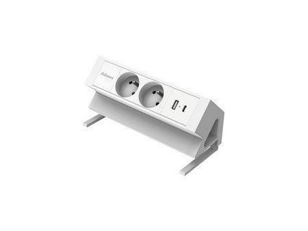 Fellowes Multiprise de table Power Desk 2, type E, noir