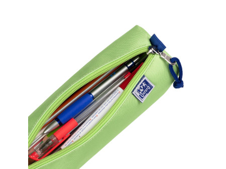 Oxford Trousse ronde, polyester, rond, grand, vert clair
