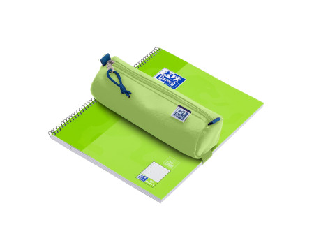Oxford Trousse ronde, polyester, rond, grand, vert clair