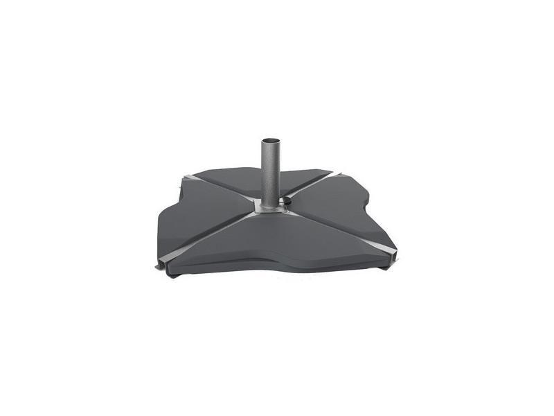EDA Lest en béton pour parasol, 12 kg, gris foncé