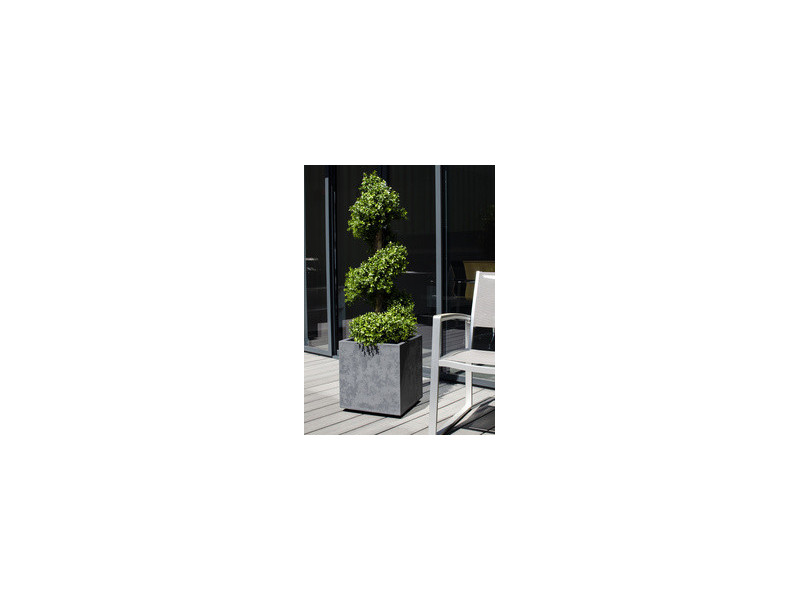 EDA Bac à plantes BASALT double paroi, 395 mm, vert amande