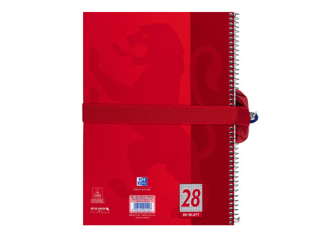 Oxford Trousse, polyester, rectangulaire, grand, rouge