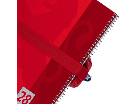 Oxford Trousse, polyester, rectangulaire, grand, rouge