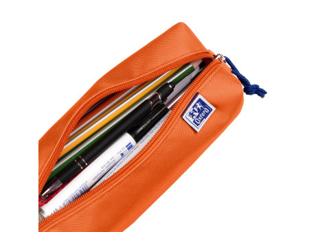 Oxford Trousse, polyester, rectangulaire, grand, orange