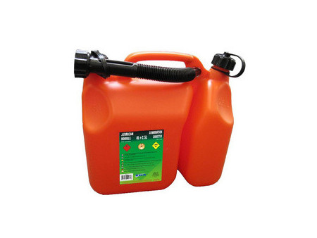 EDA Jerrican combi pour carburant 6 L + huile 2,5 L