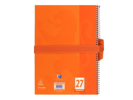 Oxford Trousse, polyester, rectangulaire, grand, orange