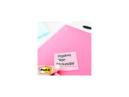 Post-it Bloc-notes transparent notes, 73 x 73 mm, incolore
