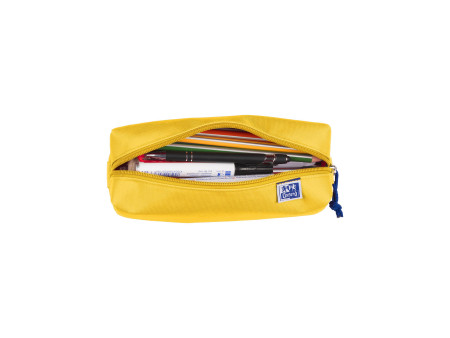 Oxford Trousse, polyester, rectangulaire, grand, jaune