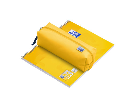 Oxford Trousse, polyester, rectangulaire, grand, jaune