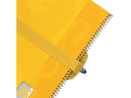 Oxford Trousse, polyester, rectangulaire, grand, jaune