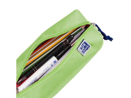 Oxford Trousse, polyester, rectangulaire, grand, vert clair
