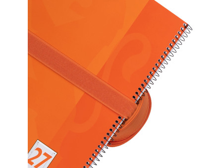 Oxford Trousse, polyester, oval, orange