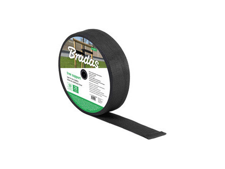 Bradas Bande de ligature pour arbres, PP, 40 mm x 25 m, noir