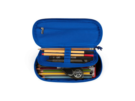 Oxford Trousse, polyester, oval, bleu