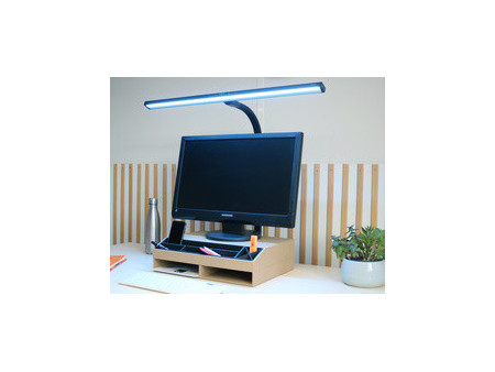 UNiLUX Lampe de bureau à LED STRATA LUMINO, pince, noir