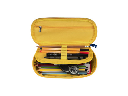 Oxford Trousse, polyester, oval, jaune