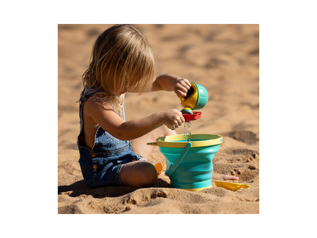 SCHILDKRÖT Kit de jouets de plage Bucket Crew, 5 pièces