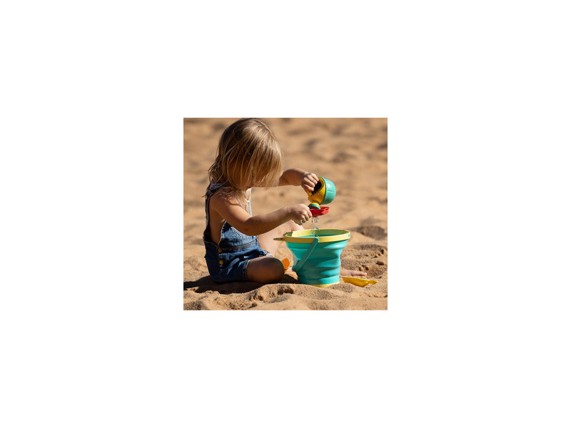 SCHILDKRÖT Kit de jouets de plage Bucket Crew, 5 pièces