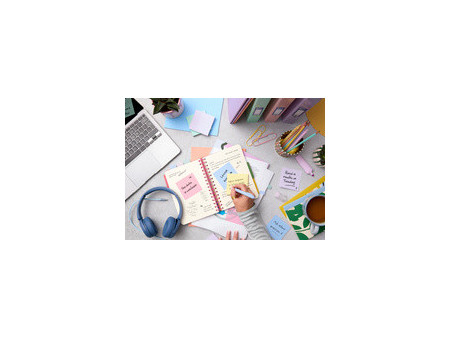 Post-it Bloc-notes Super Sticky Recycling Notes, rose/jaune