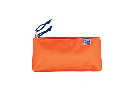 Oxford Trousse à deux compartiments, polyester, orange