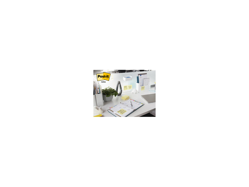 Post-it Bloc-notes adhésif, 127x76 mm, jaune, 18+6 gratuits