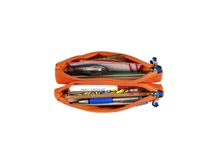 Oxford Trousse à deux compartiments, polyester, orange