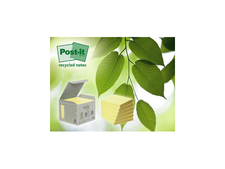 Post-it Bloc-notes super sticky Recycling notes, ligné