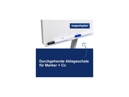 magnetoplan Tenon porte-papier pour chevalet de conférence
