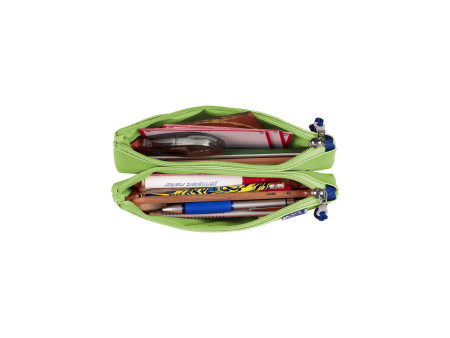 Oxford Trousse à deux compartiments, polyester, vert clair