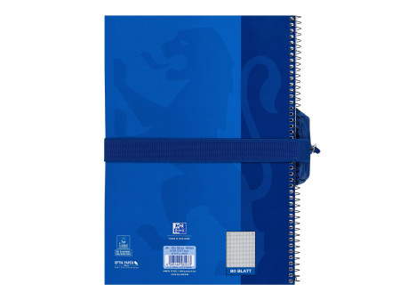 Oxford Trousse, polyester, rectangulaire, petit, bleu