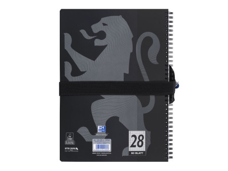 Oxford Trousse, polyester, rectangulaire, petit, noir