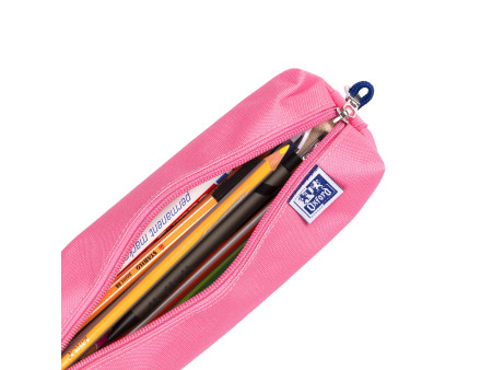 Oxford Trousse, polyester, rectangulaire, petit, rose