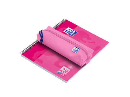 Oxford Trousse, polyester, rectangulaire, petit, rose