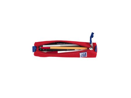 Oxford Trousse, polyester, rond, petit, rouge