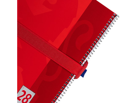 Oxford Trousse, polyester, rond, petit, rouge