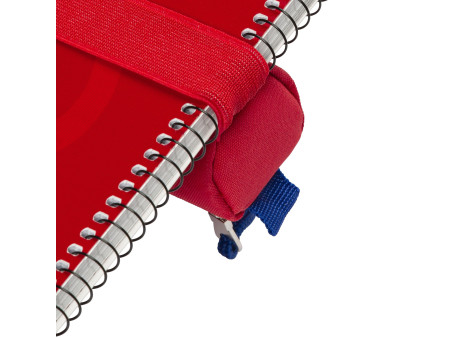 Oxford Trousse, polyester, rond, petit, rouge