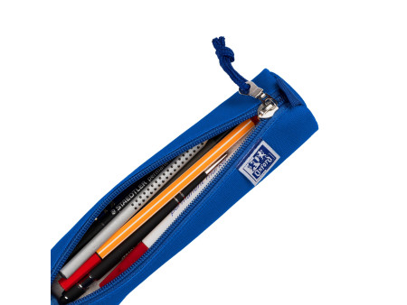 Oxford Trousse, polyester, rond, petit, bleu