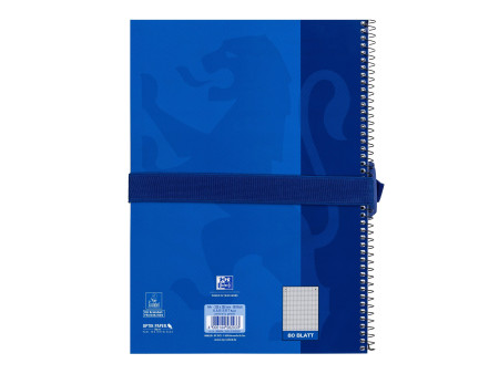 Oxford Trousse, polyester, rond, petit, bleu