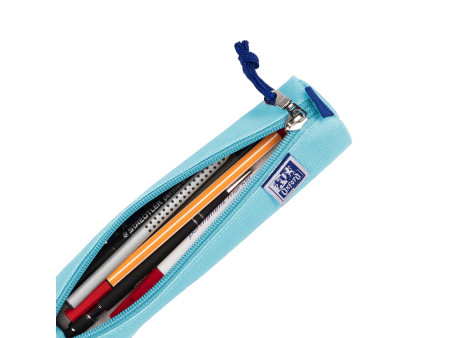 Oxford Trousse, polyester, rond, petit, aqua