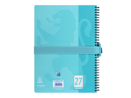 Oxford Trousse, polyester, rond, petit, aqua