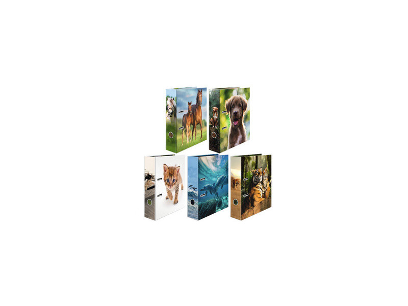 HERMA Classeur à motif 'Animaux préférés', assortiment