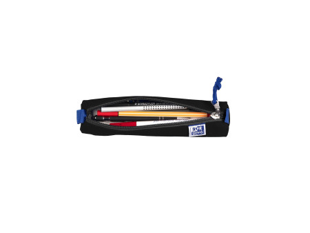 Oxford Trousse, polyester, rond, petit, noir