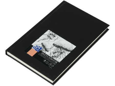 Oxford Cahier de croquis couverture rigide, A5, 96 feuilles