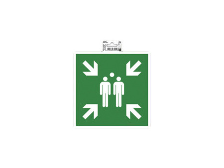 EXACOMPTA Panneau de signalisation 'Point de rassemblement'