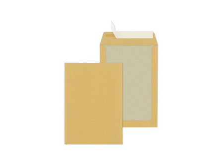 MAILmedia Pochette d'expédition C4 avec dos carton, marron