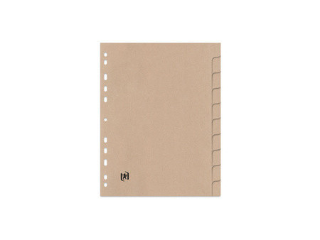 Oxford Intercalaires carton TOUAREG, uni, A4, 5 touches