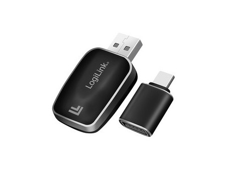 LogiLink Adaptateur auto BT 5.0, compatible bluethooth, noir