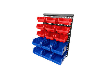 BRÜDER MANNESMANN Rangement pour petites pièces, 16 pièces
