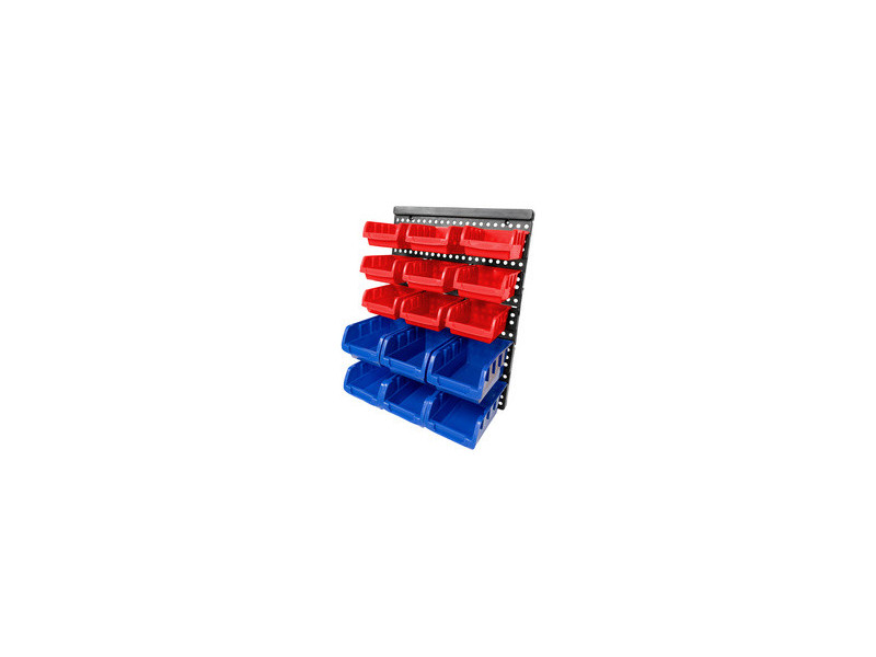 BRÜDER MANNESMANN Rangement pour petites pièces, 16 pièces