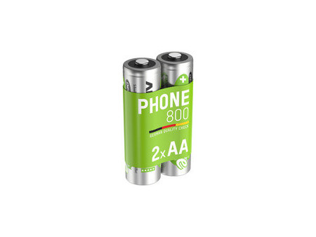 ANSMANN Pile Dect NiMH, Mignon AA, 1.800 mAh, blister de 2